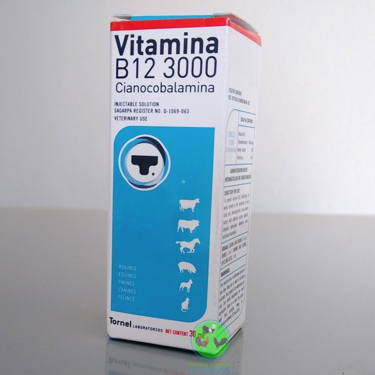 Vitamina B12 3000 30 Ml | Farmacia Veterinaria La Conquista